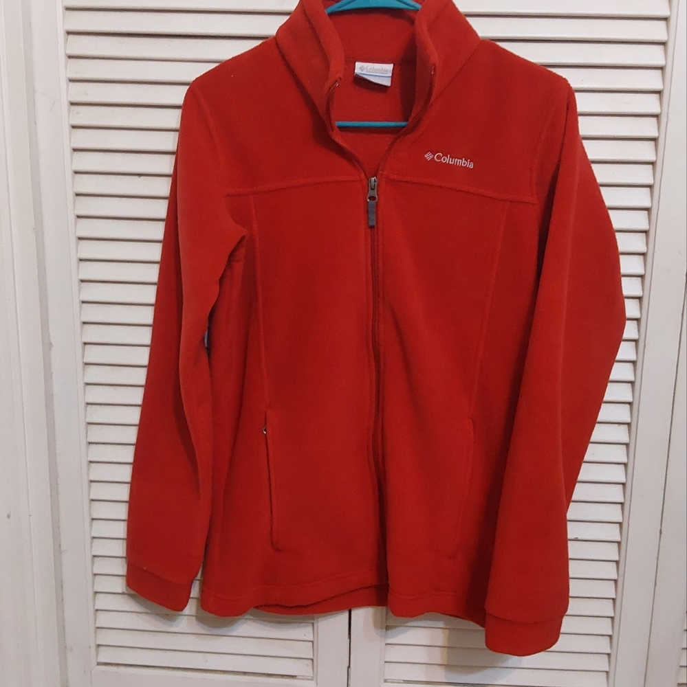 COLUMBIA KIDS RED fleece jacket